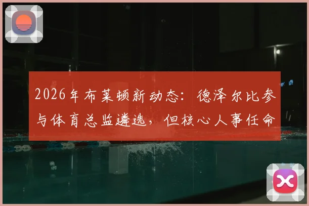 2026年布莱顿新动态：德泽尔比参与体育总监遴选，但核心人事任命权归属何方？
